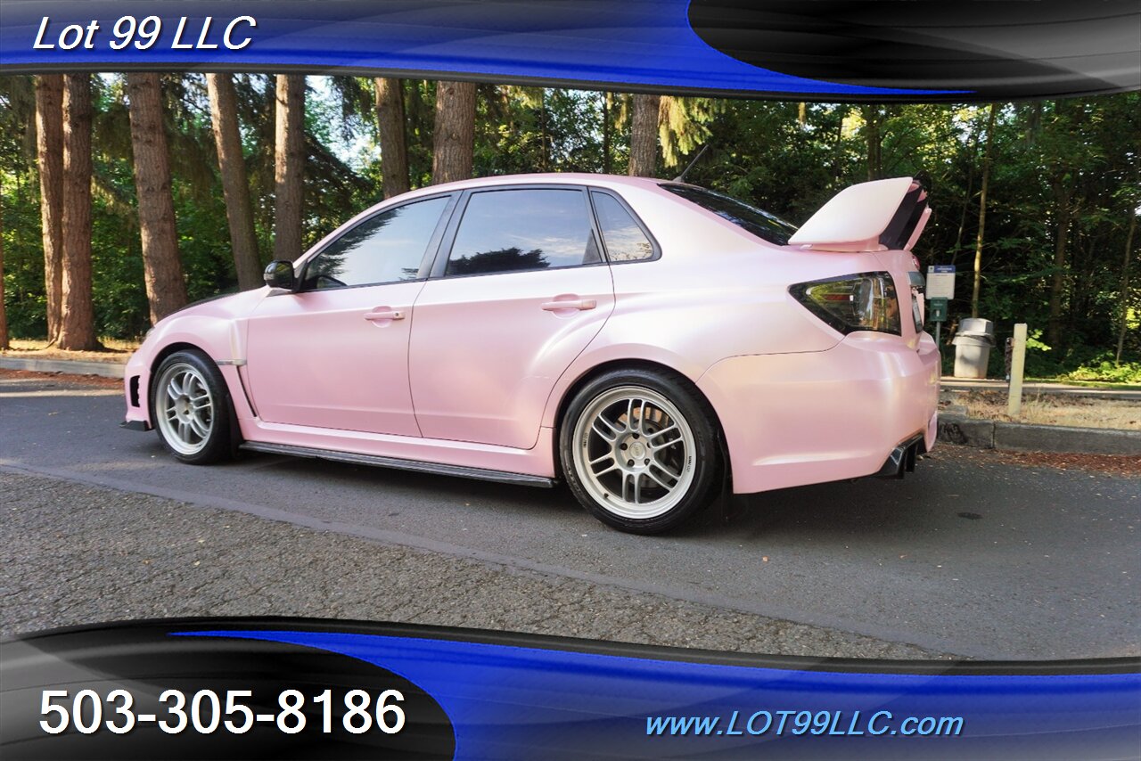 2011 Subaru Impreza WRX STI 2.5L TURBO 6 Speed Manual Premium Wheels Newer Tires LOWERED LED LIGHTS PINK WRAP - Photo 11 - Milwaukie, OR 97267