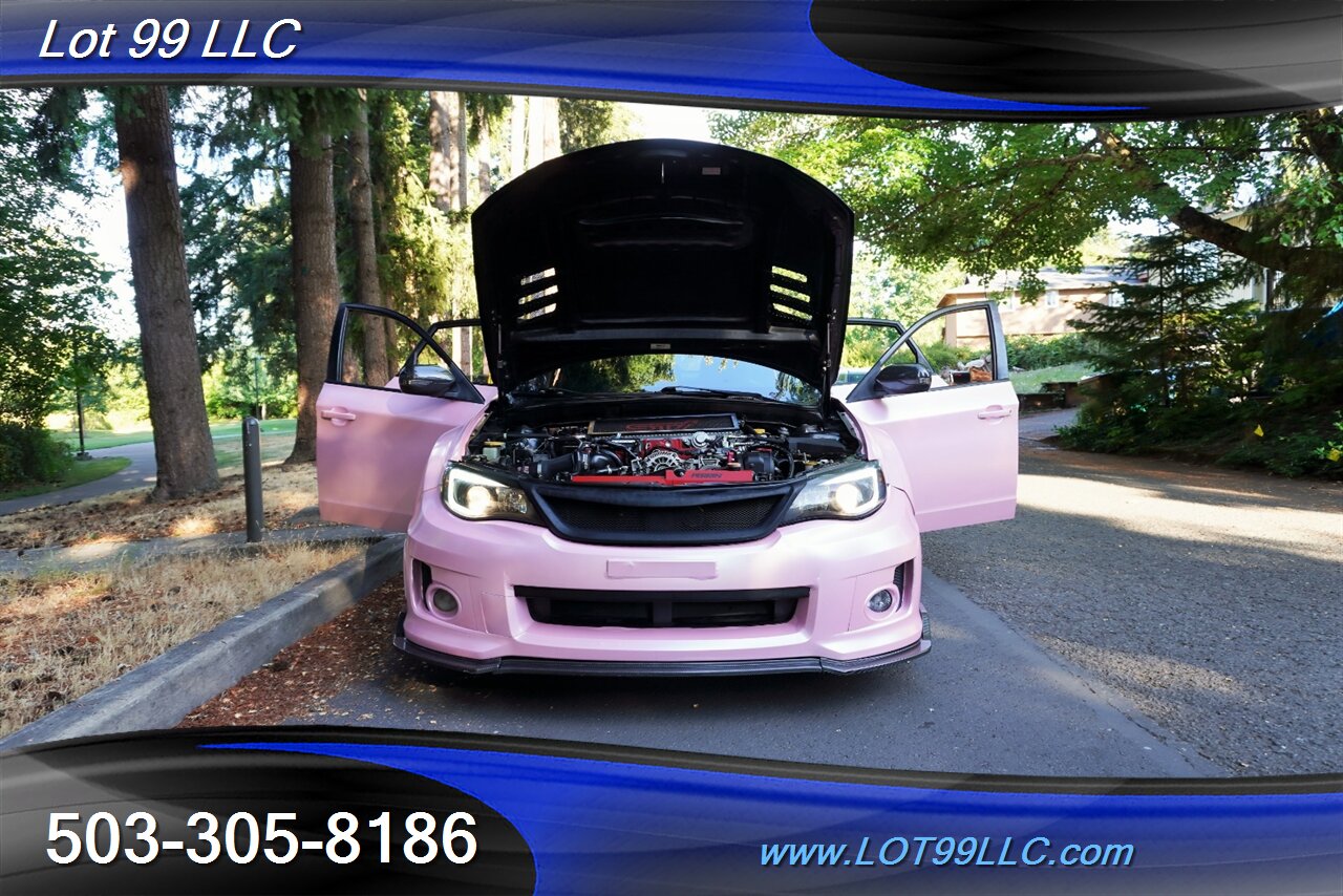 2011 Subaru Impreza WRX STI 2.5L TURBO 6 Speed Manual Premium Wheels Newer Tires LOWERED LED LIGHTS PINK WRAP - Photo 29 - Milwaukie, OR 97267