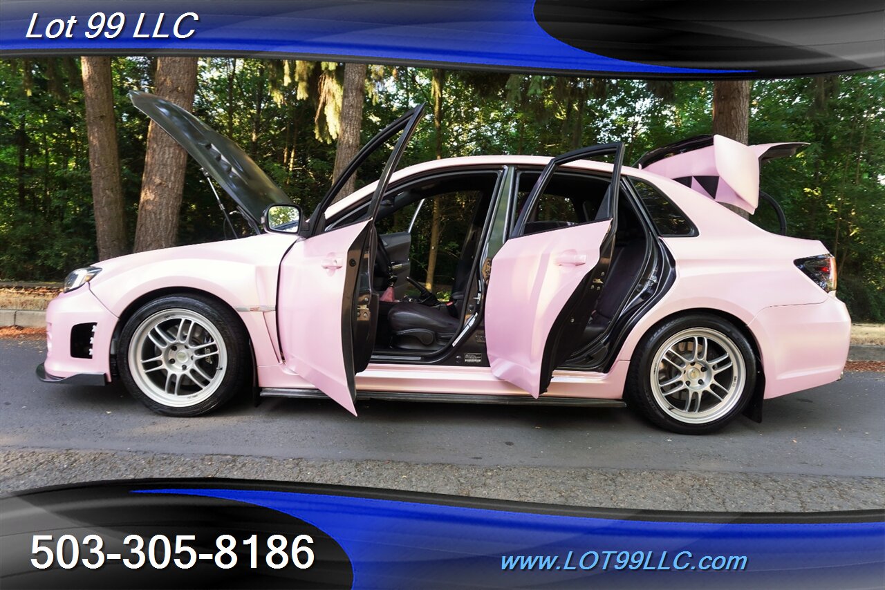 2011 Subaru Impreza WRX STI 2.5L TURBO 6 Speed Manual Premium Wheels Newer Tires LOWERED LED LIGHTS PINK WRAP - Photo 28 - Milwaukie, OR 97267