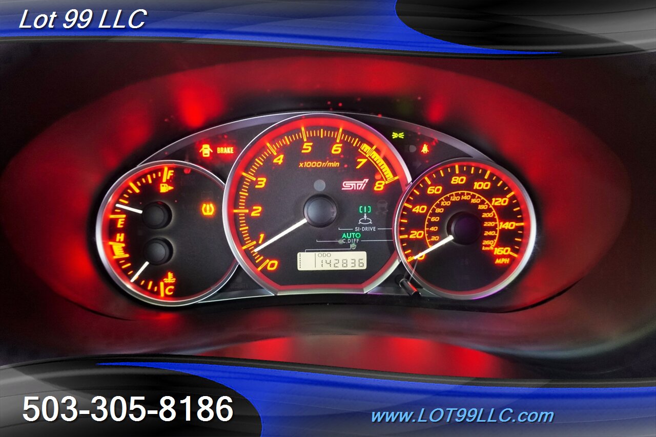 2011 Subaru Impreza WRX STI 2.5L TURBO 6 Speed Manual Premium Wheels Newer Tires LOWERED LED LIGHTS PINK WRAP - Photo 20 - Milwaukie, OR 97267