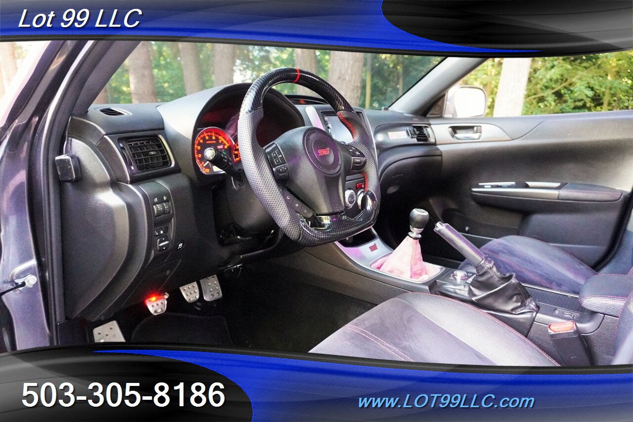 2011 Subaru Impreza WRX STI 2.5L TURBO 6 Speed Manual Premium Wheels Newer Tires LOWERED LED LIGHTS PINK WRAP - Photo 12 - Milwaukie, OR 97267