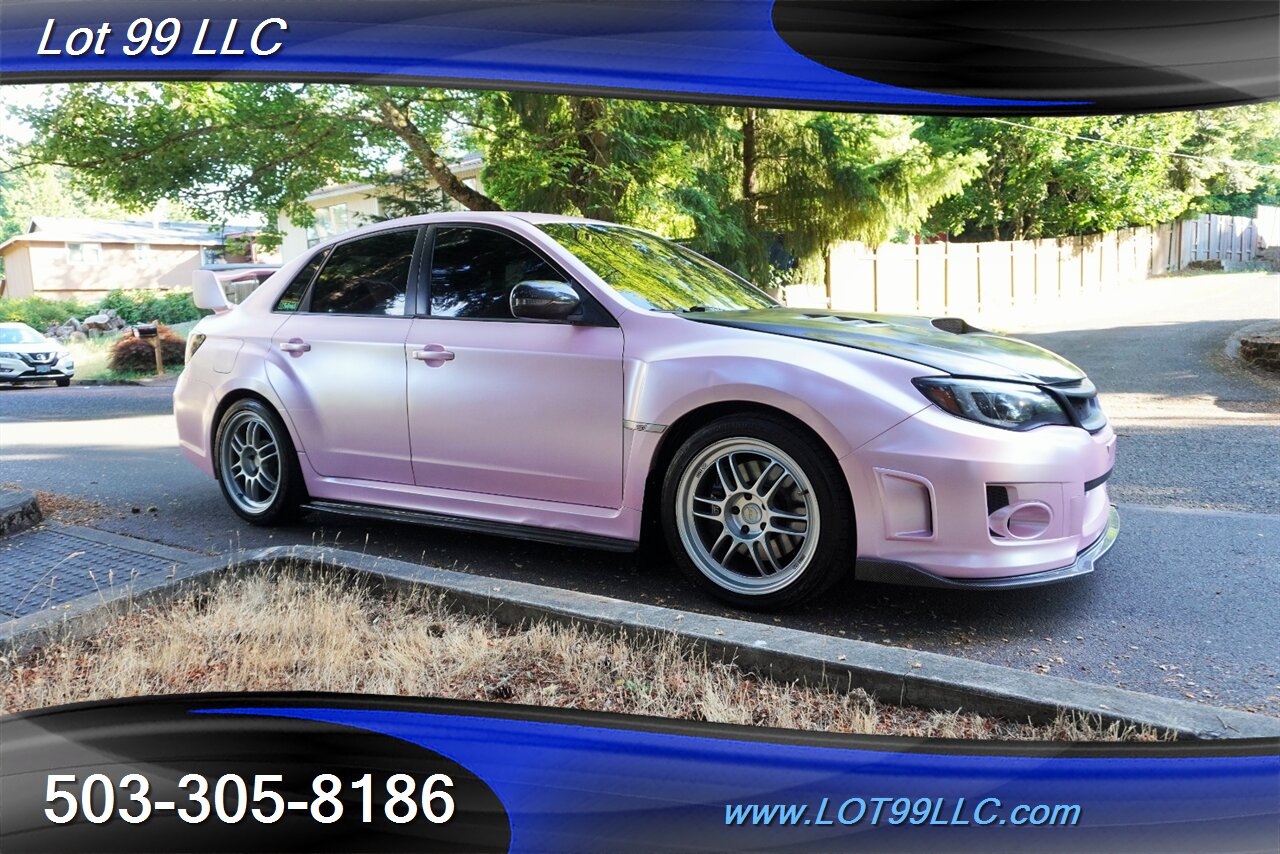2011 Subaru Impreza WRX STI 2.5L TURBO 6 Speed Manual Premium Wheels Newer Tires LOWERED LED LIGHTS PINK WRAP - Photo 7 - Milwaukie, OR 97267