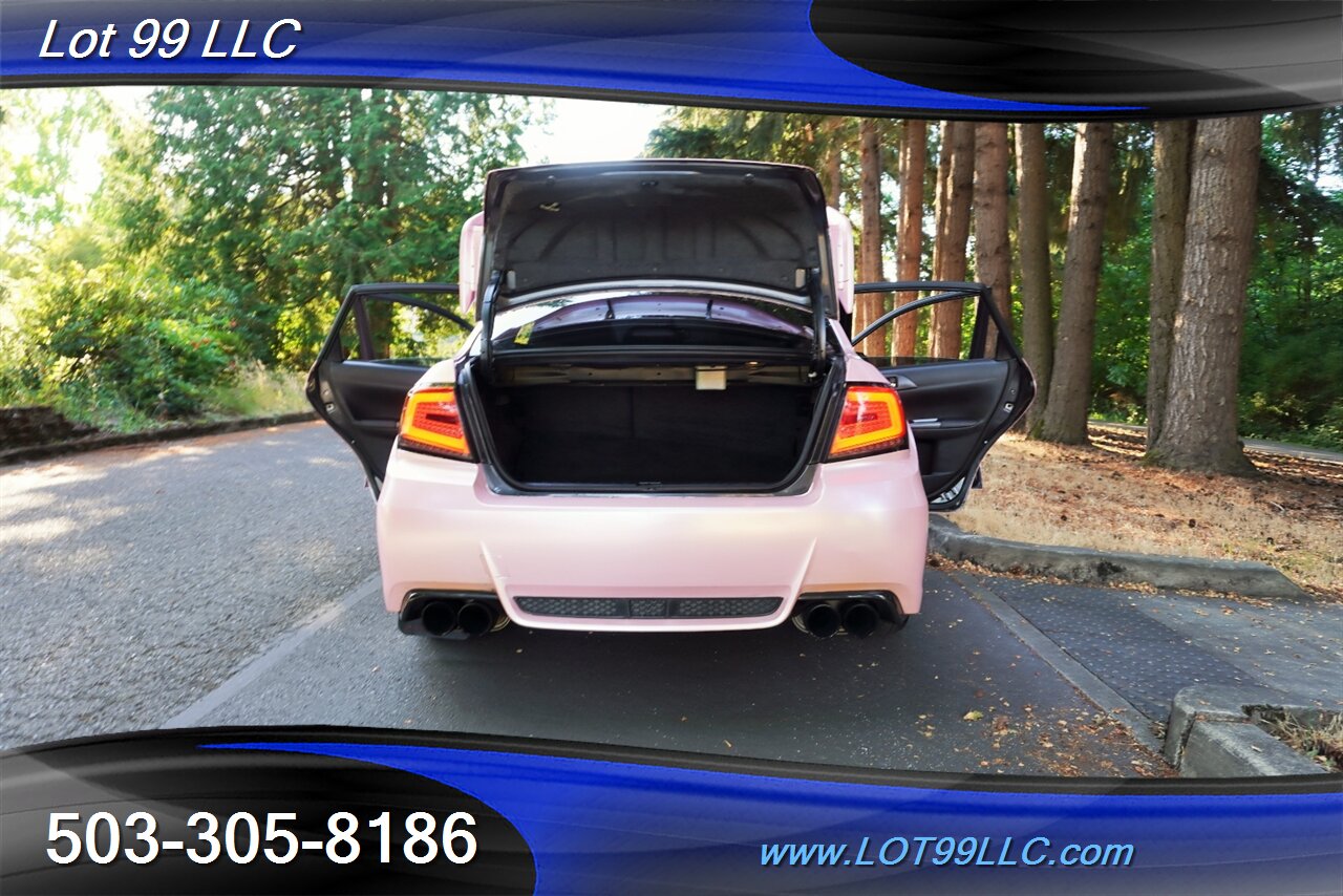 2011 Subaru Impreza WRX STI 2.5L TURBO 6 Speed Manual Premium Wheels Newer Tires LOWERED LED LIGHTS PINK WRAP - Photo 31 - Milwaukie, OR 97267