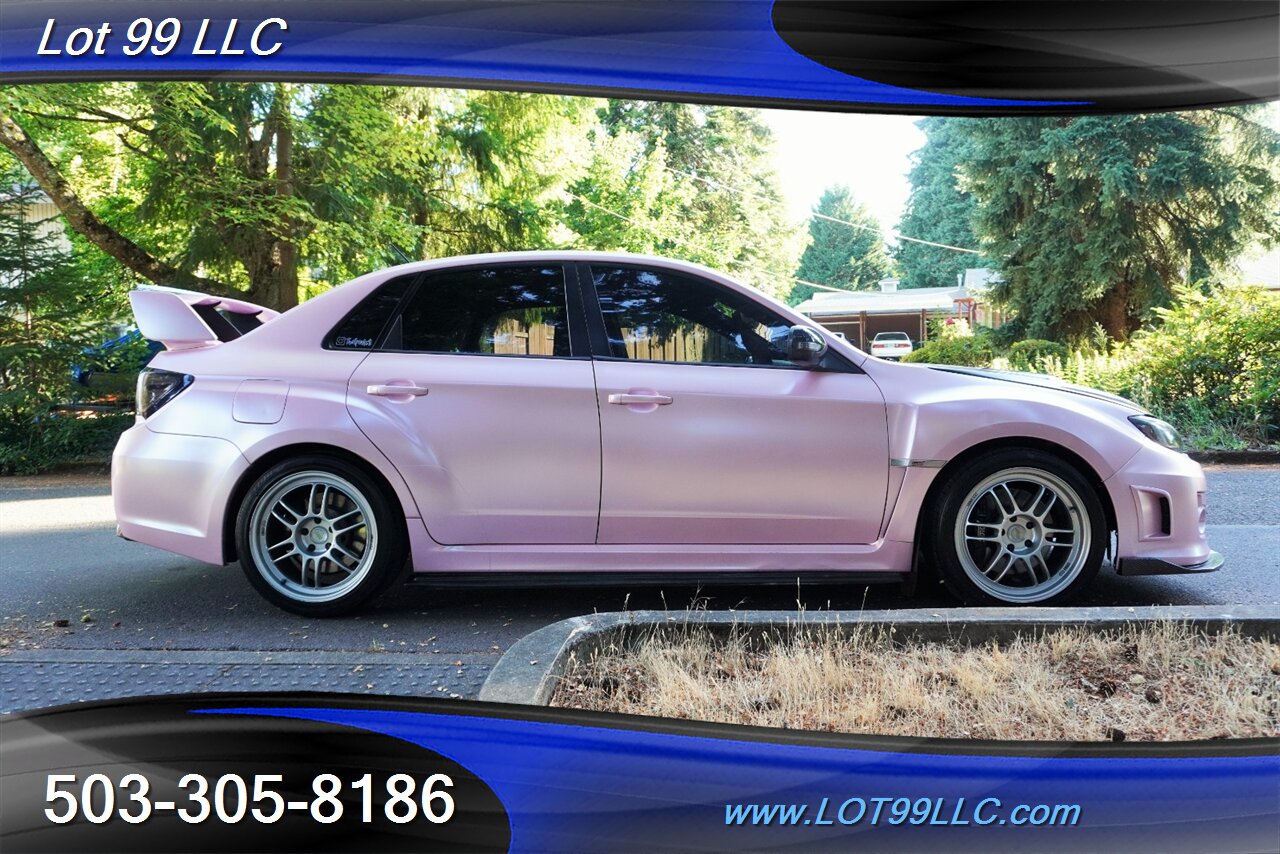 2011 Subaru Impreza WRX STI 2.5L TURBO 6 Speed Manual Premium Wheels Newer Tires LOWERED LED LIGHTS PINK WRAP - Photo 8 - Milwaukie, OR 97267