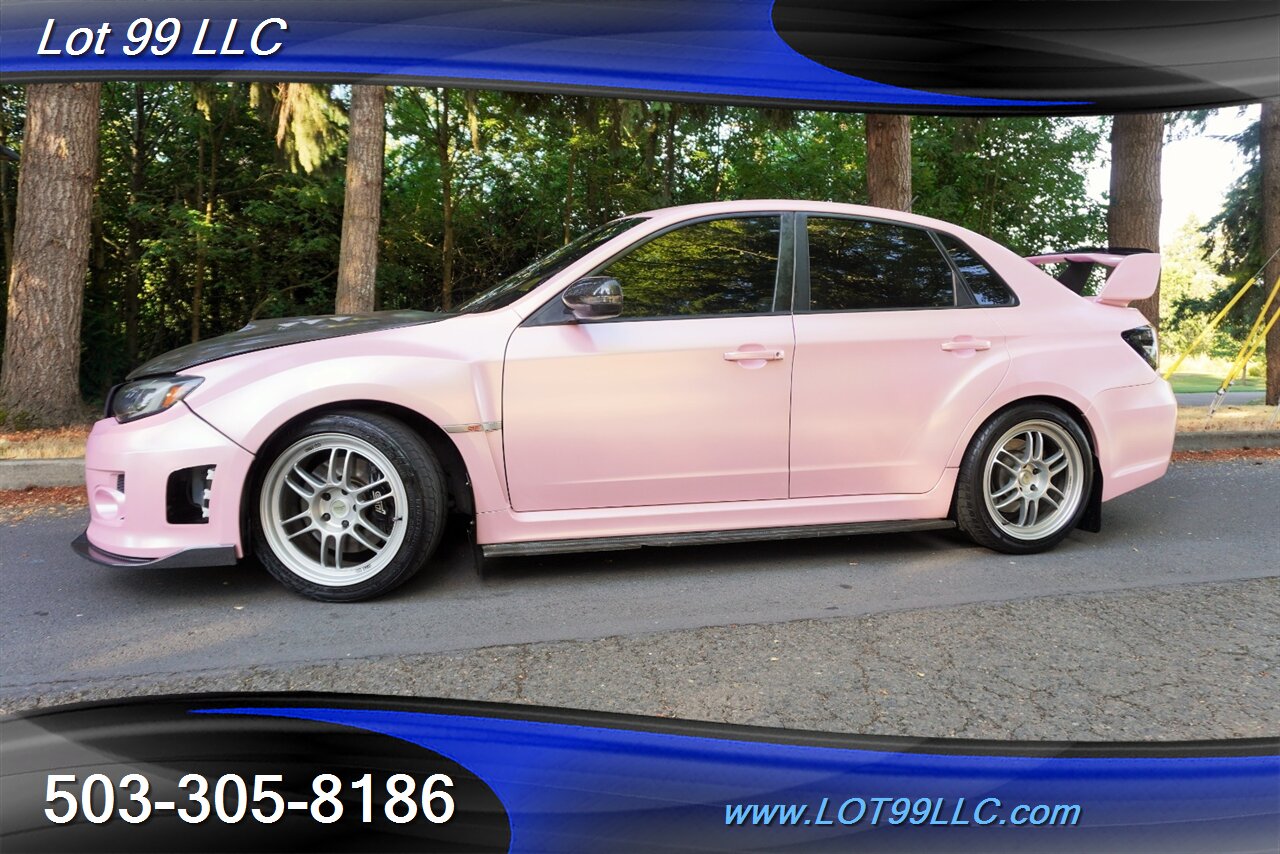 2011 Subaru Impreza WRX STI 2.5L TURBO 6 Speed Manual Premium Wheels Newer Tires LOWERED LED LIGHTS PINK WRAP - Photo 5 - Milwaukie, OR 97267