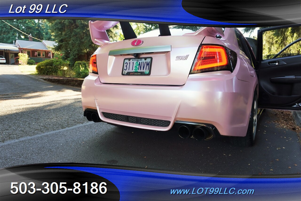 2011 Subaru Impreza WRX STI 2.5L TURBO 6 Speed Manual Premium Wheels Newer Tires LOWERED LED LIGHTS PINK WRAP - Photo 33 - Milwaukie, OR 97267
