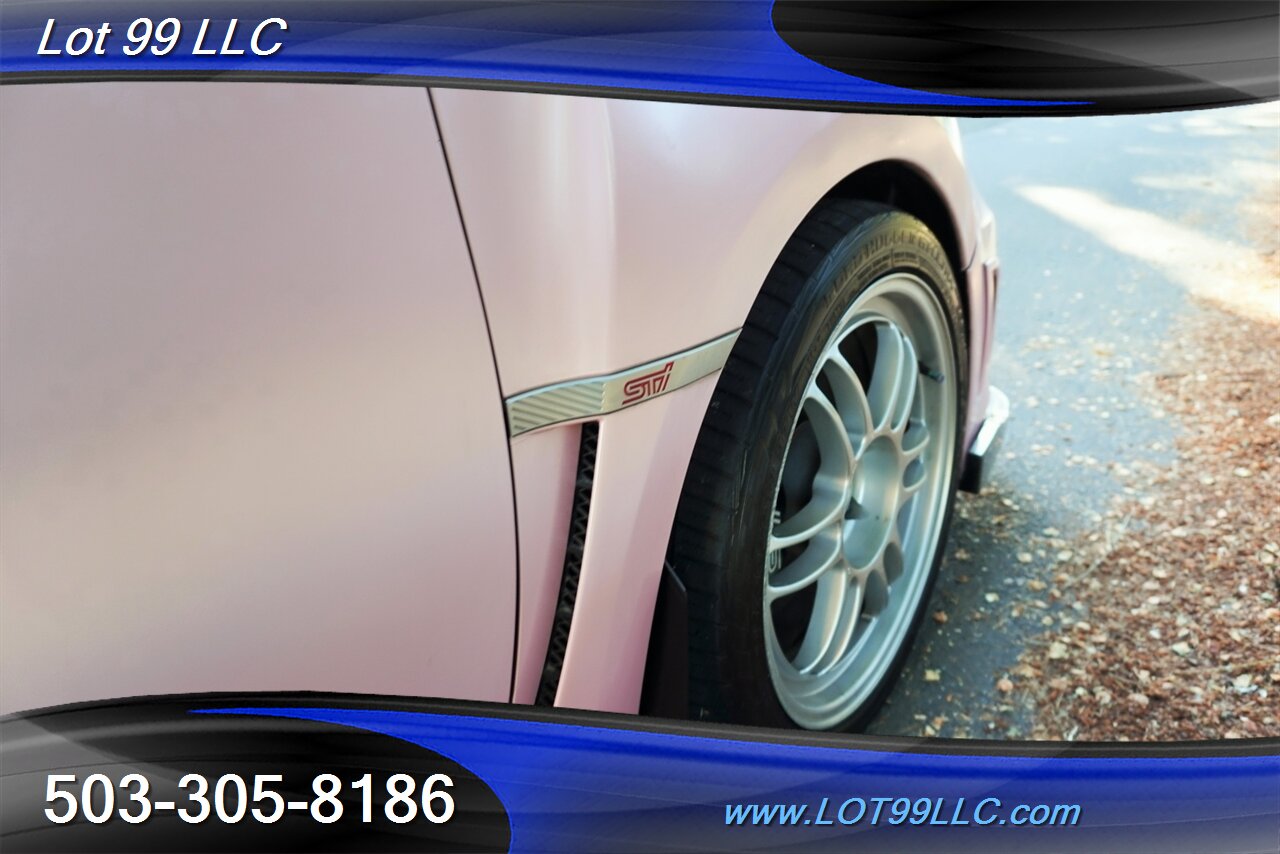 2011 Subaru Impreza WRX STI 2.5L TURBO 6 Speed Manual Premium Wheels Newer Tires LOWERED LED LIGHTS PINK WRAP - Photo 36 - Milwaukie, OR 97267