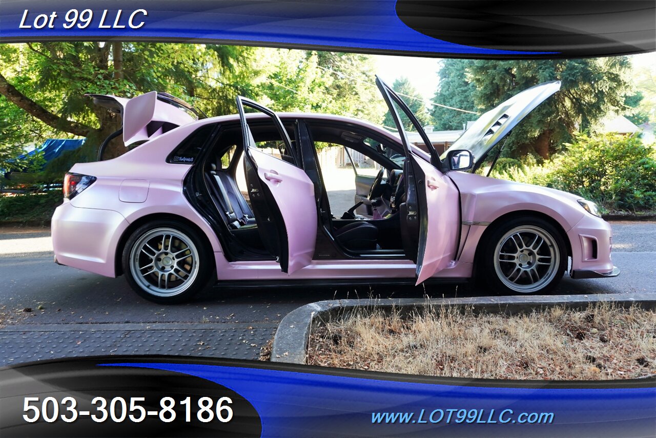 2011 Subaru Impreza WRX STI 2.5L TURBO 6 Speed Manual Premium Wheels Newer Tires LOWERED LED LIGHTS PINK WRAP - Photo 30 - Milwaukie, OR 97267