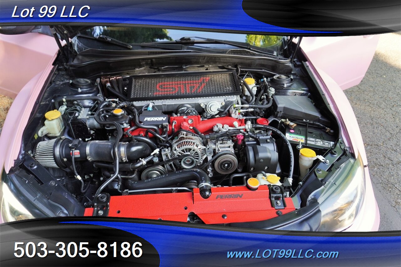 2011 Subaru Impreza WRX STI 2.5L TURBO 6 Speed Manual Premium Wheels Newer Tires LOWERED LED LIGHTS PINK WRAP - Photo 3 - Milwaukie, OR 97267