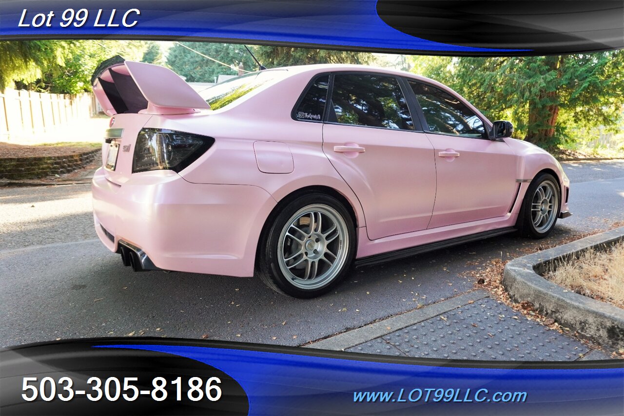 2011 Subaru Impreza WRX STI 2.5L TURBO 6 Speed Manual Premium Wheels Newer Tires LOWERED LED LIGHTS PINK WRAP - Photo 9 - Milwaukie, OR 97267
