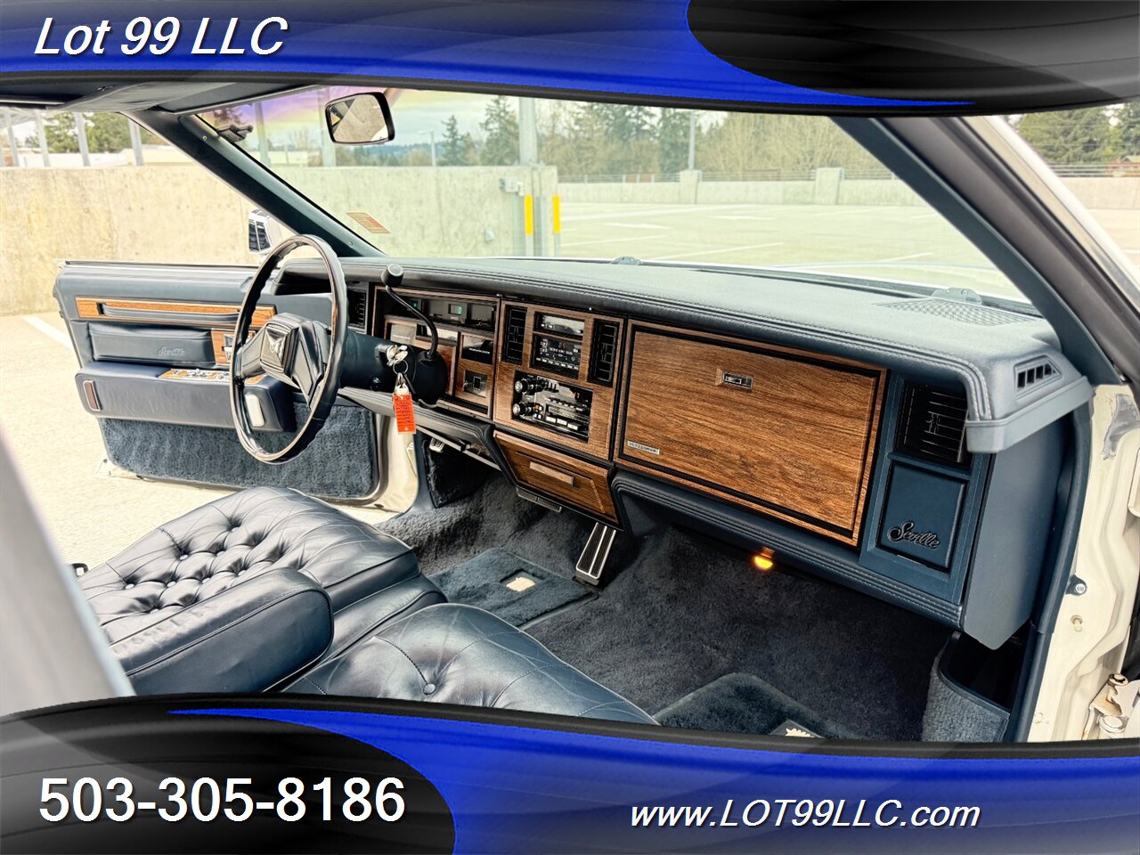 1985 Cadillac Seville Bustleback ** 67k Miles **Tufted Leather Interior Castle Grill Gold Kit Touring Suspension FWD - Photo 38 - Milwaukie, OR 97267