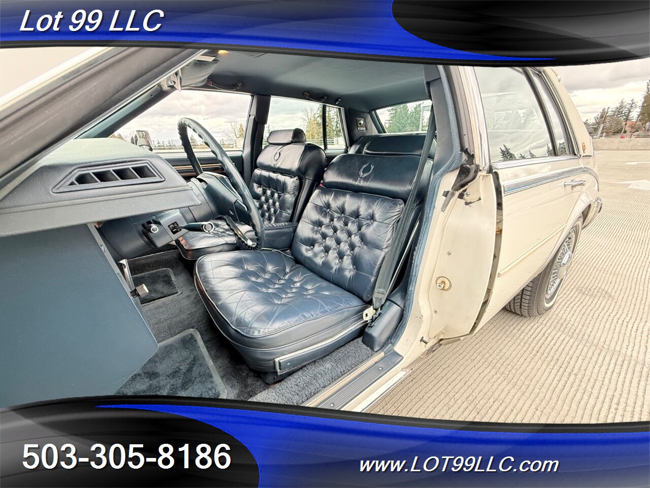 1985 Cadillac Seville Bustleback ** 67k Miles **Tufted Leather Interior Castle Grill Gold Kit Touring Suspension FWD - Photo 11 - Milwaukie, OR 97267