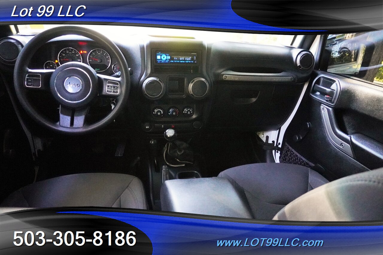 2017 Jeep Wrangler Sport 4x4 V6 56K 3.6L 6 Speed Manual Hard Top  Black Wheels Newer Tires Bumpers WINCH - Photo 2 - Milwaukie, OR 97267