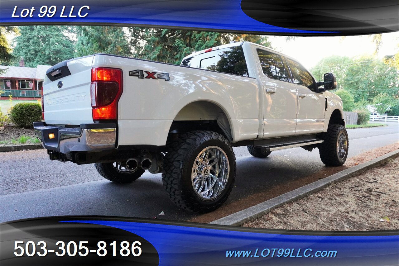 2022 Ford F-250 Lariat 4X4 6.7L Power Stroke Diesel Leather Seats Short Bed NEW LIFT 22 CHROME WHEELS NEW TIRES 1 OWNER - Photo 9 - Milwaukie, OR 97267