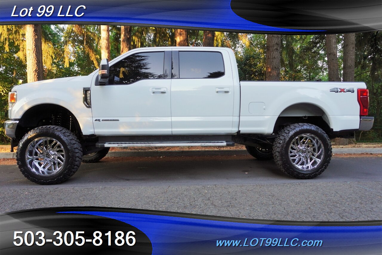 2022 Ford F-250 Lariat 4X4 6.7L Power Stroke Diesel Leather Seats Short Bed NEW LIFT 22 CHROME WHEELS NEW TIRES 1 OWNER - Photo 1 - Milwaukie, OR 97267