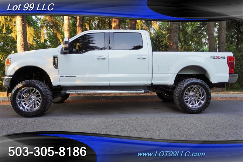 2022 Ford F-250 Lariat 4X4 6.7L Power Stroke Diesel Leather Seats  Short Bed NEW LIFT 22 CHROME WHEELS NEW TIRES 1 OWNER