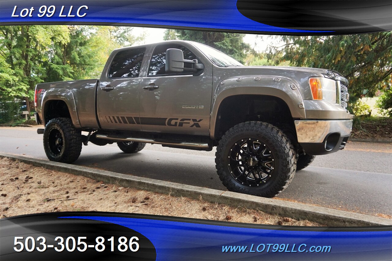 2012 GMC Sierra 2500HD GFX 4X4 6.6L Duramax Leather Lifted 20S NEW TIRES - Photo 7 - Milwaukie, OR 97267
