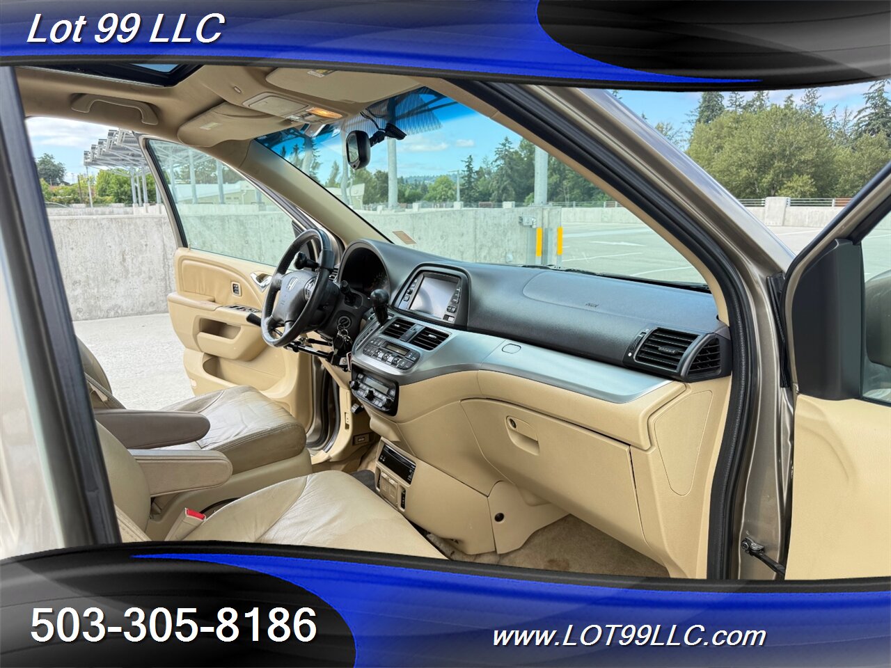 2010 Honda Odyssey Touring 131k ** WHEELCHAIR VAN ** Navigation Cam DVD Heated Leather Moon Roof - Photo 48 - Milwaukie, OR 97267