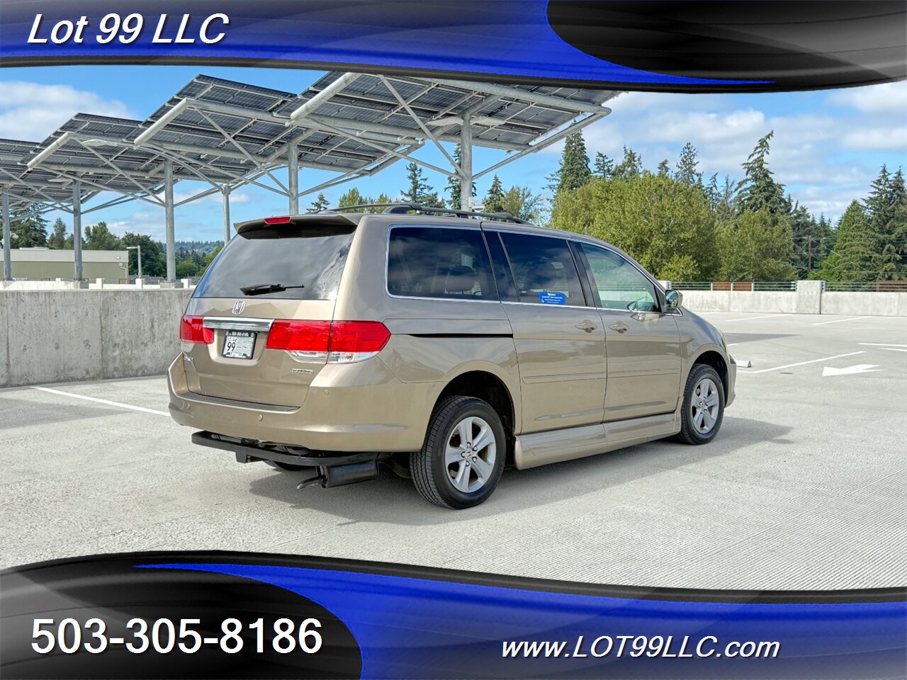 2010 Honda Odyssey Touring 131k ** WHEELCHAIR VAN ** Navigation Cam DVD Heated Leather Moon Roof - Photo 12 - Milwaukie, OR 97267