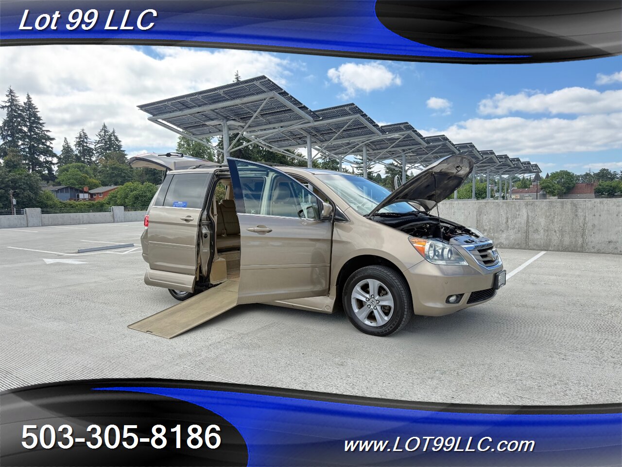 2010 Honda Odyssey Touring 131k ** WHEELCHAIR VAN ** Navigation Cam DVD Heated Leather Moon Roof - Photo 33 - Milwaukie, OR 97267