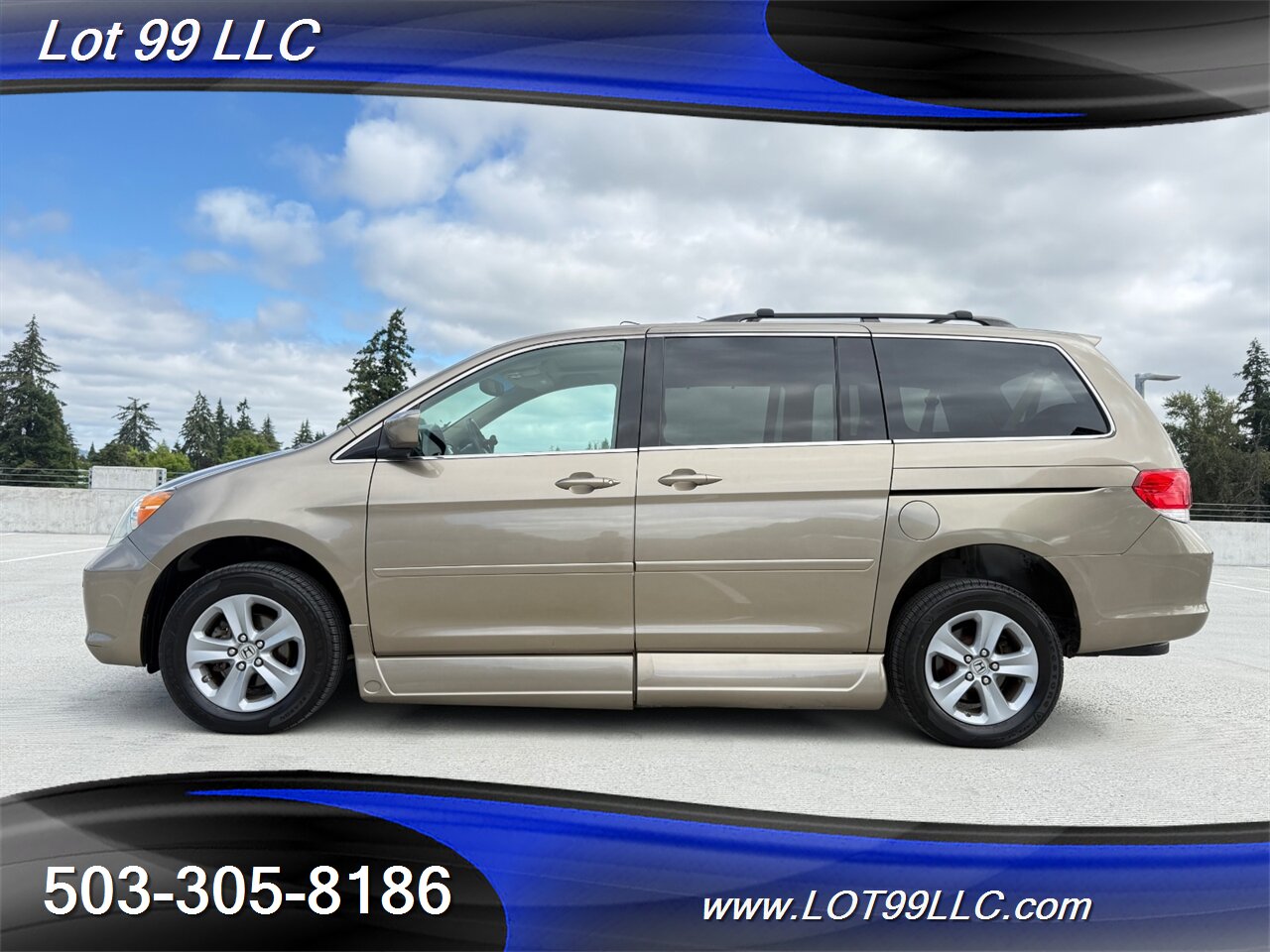 2010 Honda Odyssey Touring 131k ** WHEELCHAIR VAN ** Navigation Cam DVD Heated Leather Moon Roof - Photo 7 - Milwaukie, OR 97267