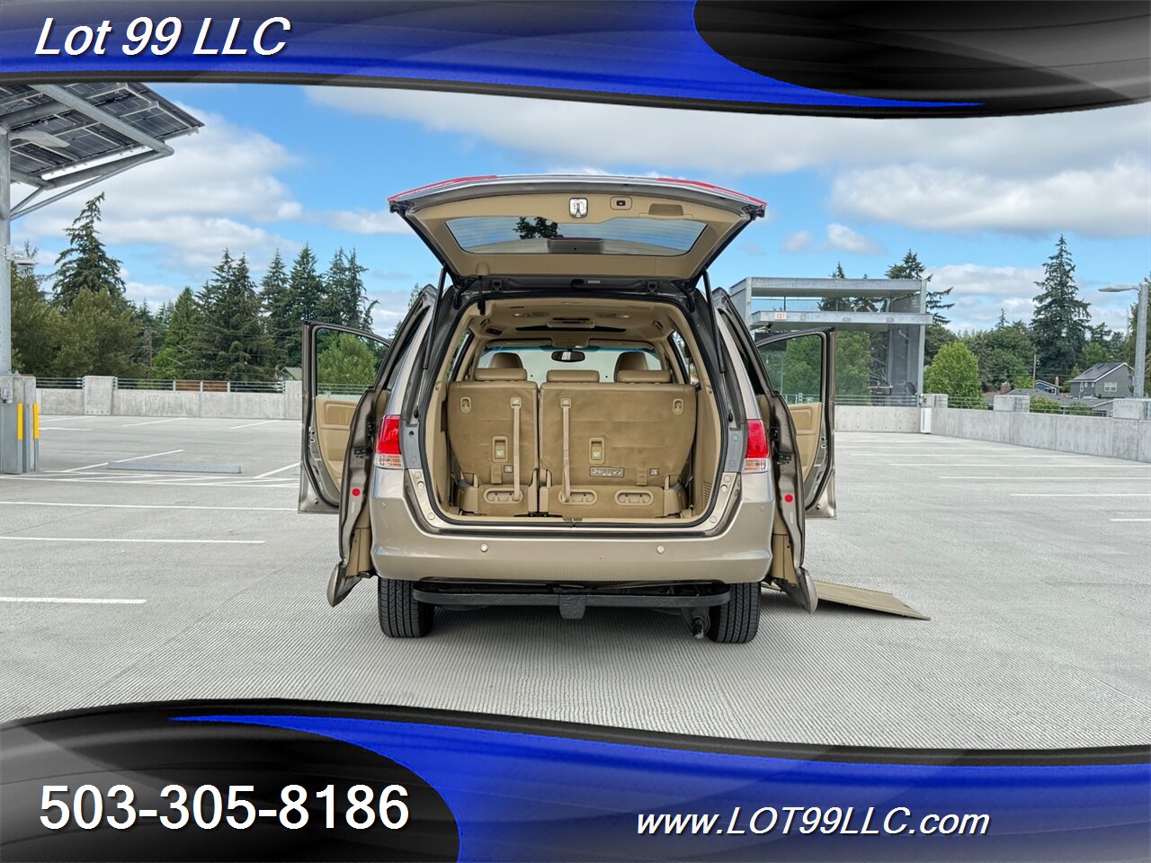 2010 Honda Odyssey Touring 131k ** WHEELCHAIR VAN ** Navigation Cam DVD Heated Leather Moon Roof - Photo 35 - Milwaukie, OR 97267