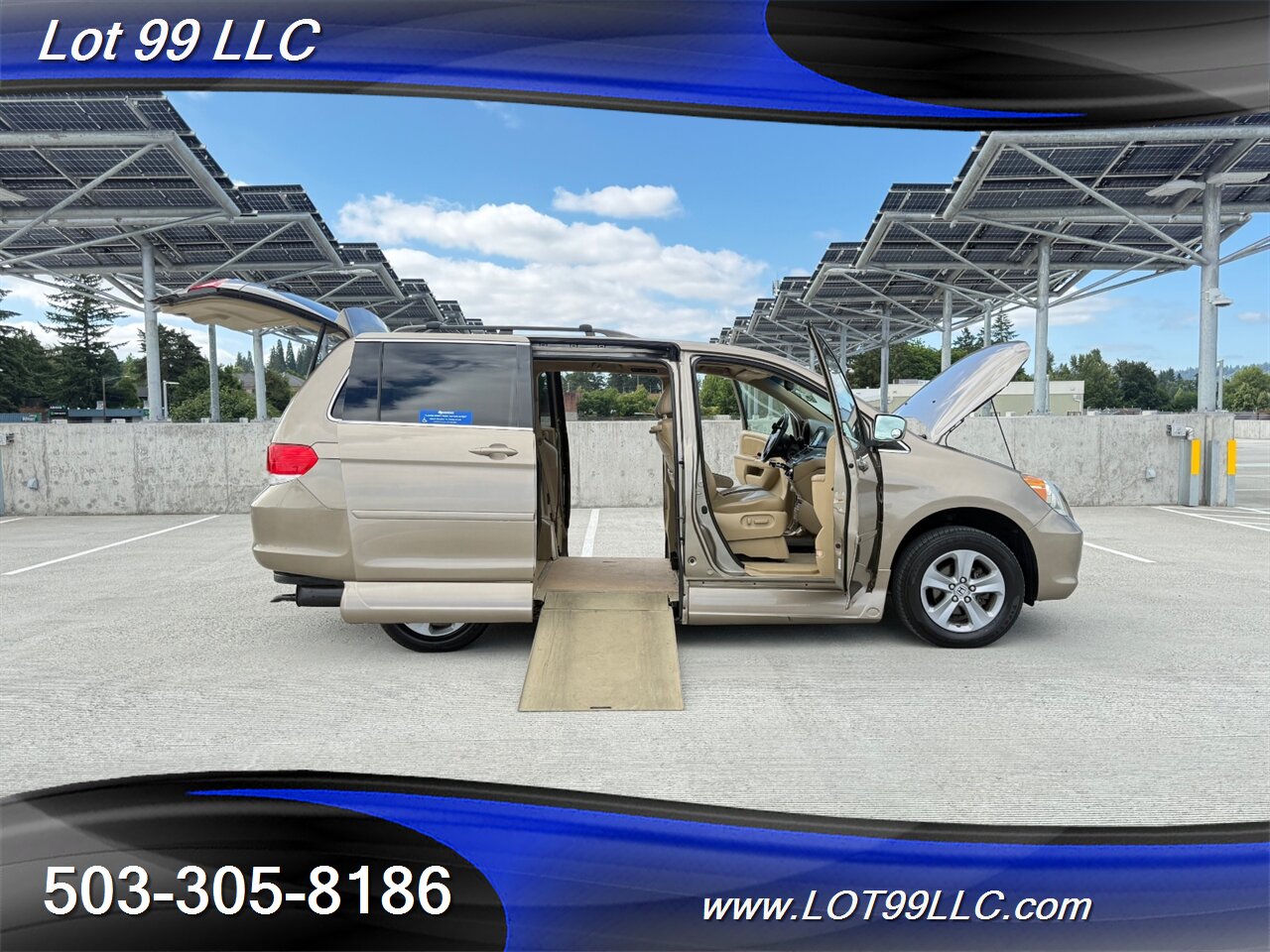 2010 Honda Odyssey Touring 131k ** WHEELCHAIR VAN ** Navigation Cam DVD Heated Leather Moon Roof - Photo 25 - Milwaukie, OR 97267