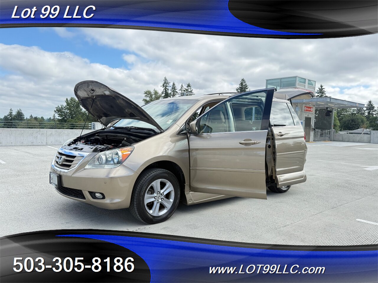 2010 Honda Odyssey Touring 131k ** WHEELCHAIR VAN ** Navigation Cam DVD Heated Leather Moon Roof - Photo 31 - Milwaukie, OR 97267