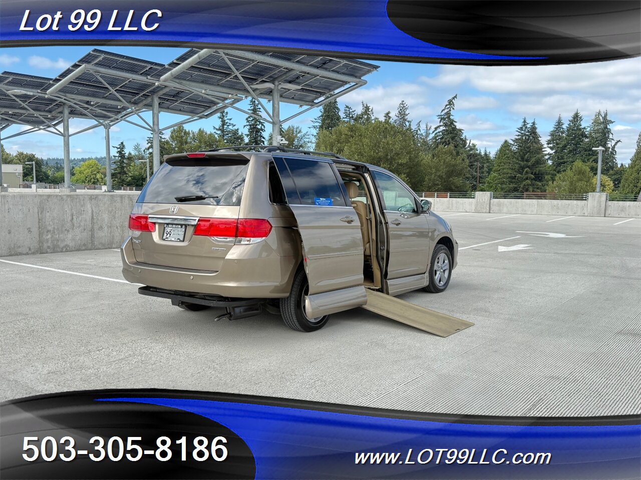 2010 Honda Odyssey Touring 131k ** WHEELCHAIR VAN ** Navigation Cam DVD Heated Leather Moon Roof - Photo 37 - Milwaukie, OR 97267