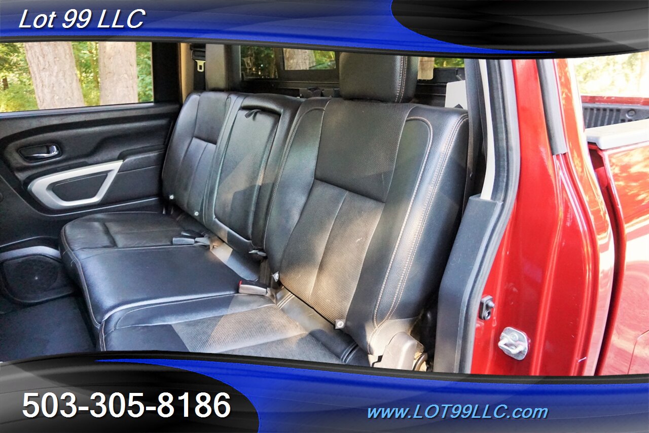 2017 Nissan Titan SL 4X4 V8 5,6L Auto Heated Leather GPS 2 OWNERS - Photo 14 - Milwaukie, OR 97267