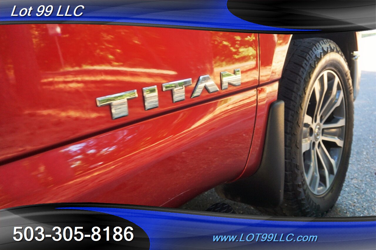 2017 Nissan Titan SL 4X4 V8 5,6L Auto Heated Leather GPS 2 OWNERS - Photo 37 - Milwaukie, OR 97267