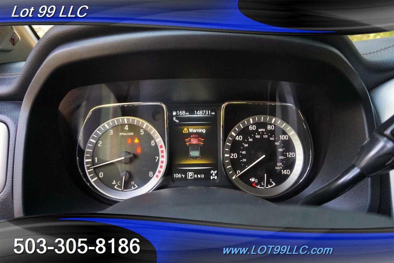 2017 Nissan Titan SL 4X4 V8 5,6L Auto Heated Leather GPS 2 OWNERS - Photo 22 - Milwaukie, OR 97267