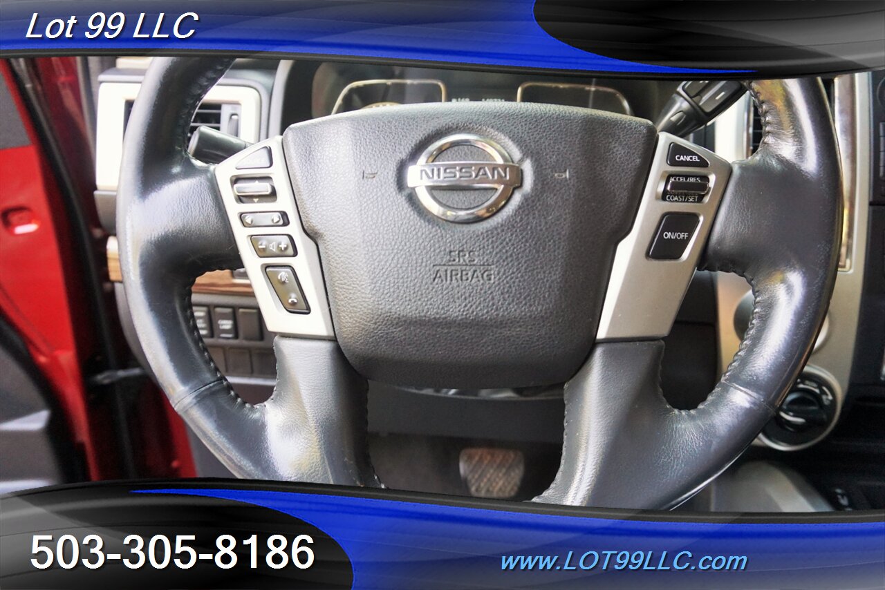 2017 Nissan Titan SL 4X4 V8 5,6L Auto Heated Leather GPS 2 OWNERS - Photo 23 - Milwaukie, OR 97267