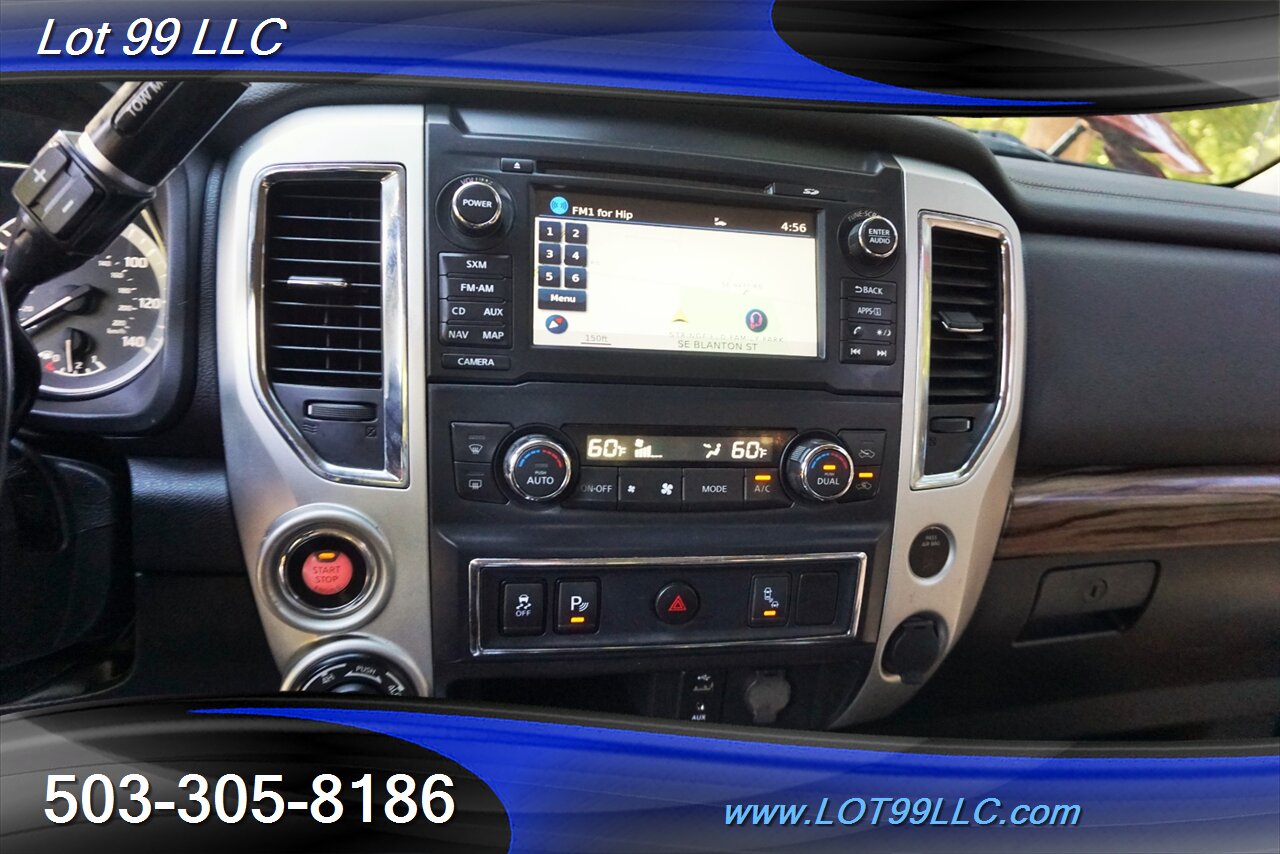 2017 Nissan Titan SL 4X4 V8 5,6L Auto Heated Leather GPS 2 OWNERS - Photo 24 - Milwaukie, OR 97267