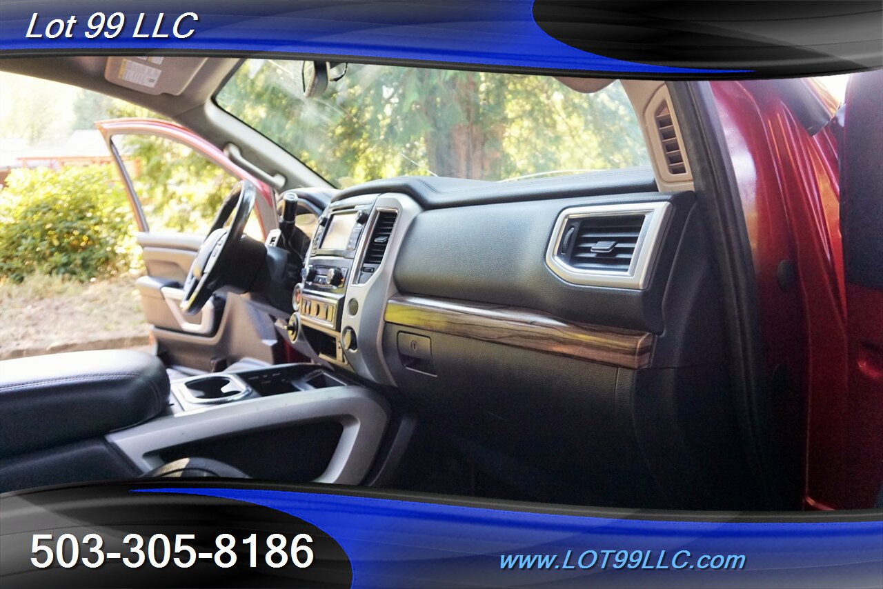 2017 Nissan Titan SL 4X4 V8 5,6L Auto Heated Leather GPS 2 OWNERS - Photo 18 - Milwaukie, OR 97267