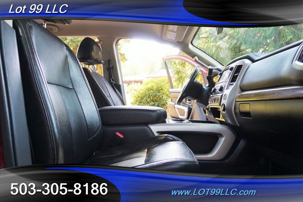 2017 Nissan Titan SL 4X4 V8 5,6L Auto Heated Leather GPS 2 OWNERS - Photo 19 - Milwaukie, OR 97267