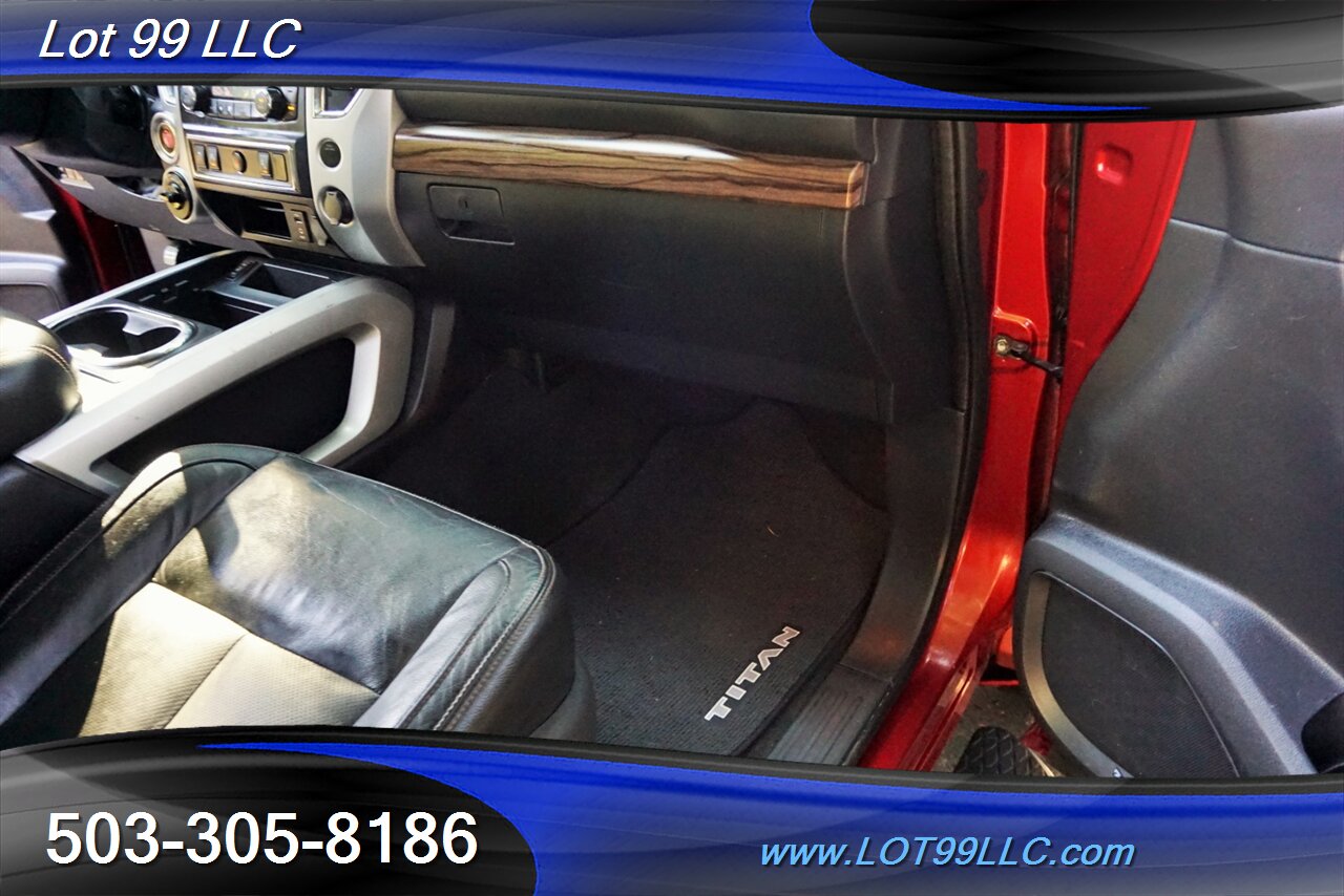 2017 Nissan Titan SL 4X4 V8 5,6L Auto Heated Leather GPS 2 OWNERS - Photo 35 - Milwaukie, OR 97267