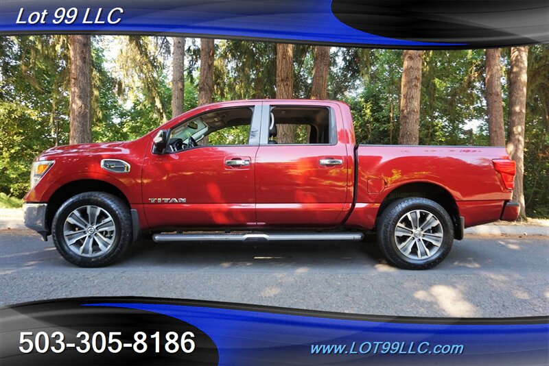 2017 Nissan Titan SL 4X4 V8 5,6L Auto Heated Leather GPS 2 OWNERS  