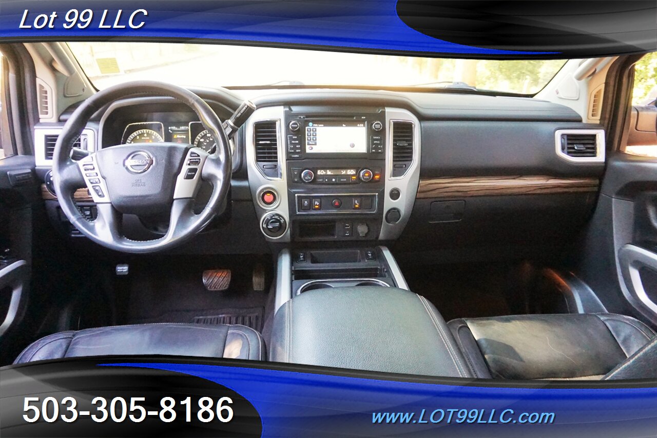2017 Nissan Titan SL 4X4 V8 5,6L Auto Heated Leather GPS 2 OWNERS - Photo 2 - Milwaukie, OR 97267