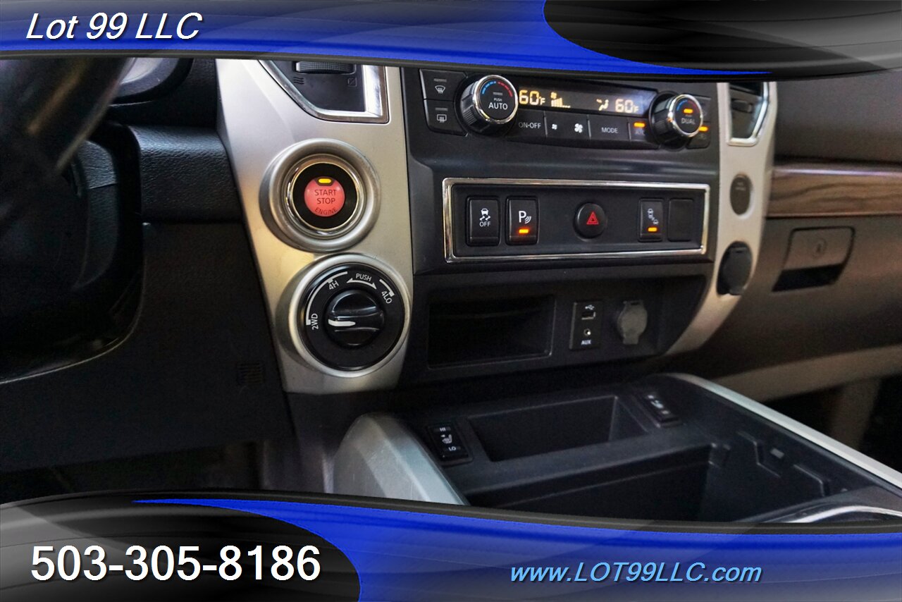 2017 Nissan Titan SL 4X4 V8 5,6L Auto Heated Leather GPS 2 OWNERS - Photo 25 - Milwaukie, OR 97267