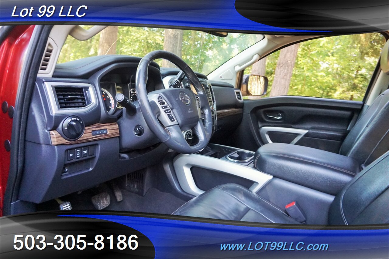 2017 Nissan Titan SL 4X4 V8 5,6L Auto Heated Leather GPS 2 OWNERS - Photo 12 - Milwaukie, OR 97267
