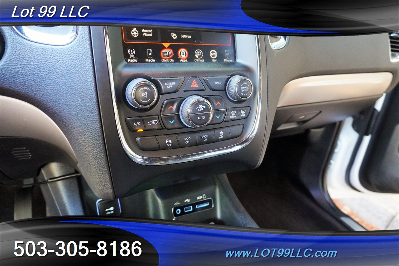 2016 Dodge Durango R/T 4X4 V8 HEMI Heated Leather Moon Roof 3 ROW Seating Rear AC Premium Wheels Newer Tires - Photo 28 - Milwaukie, OR 97267