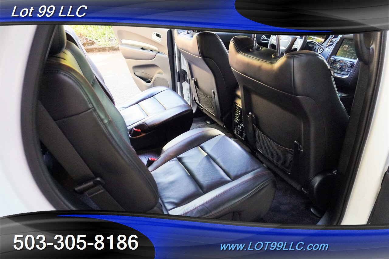 2016 Dodge Durango R/T 4X4 V8 HEMI Heated Leather Moon Roof 3 ROW Seating Rear AC Premium Wheels Newer Tires - Photo 18 - Milwaukie, OR 97267