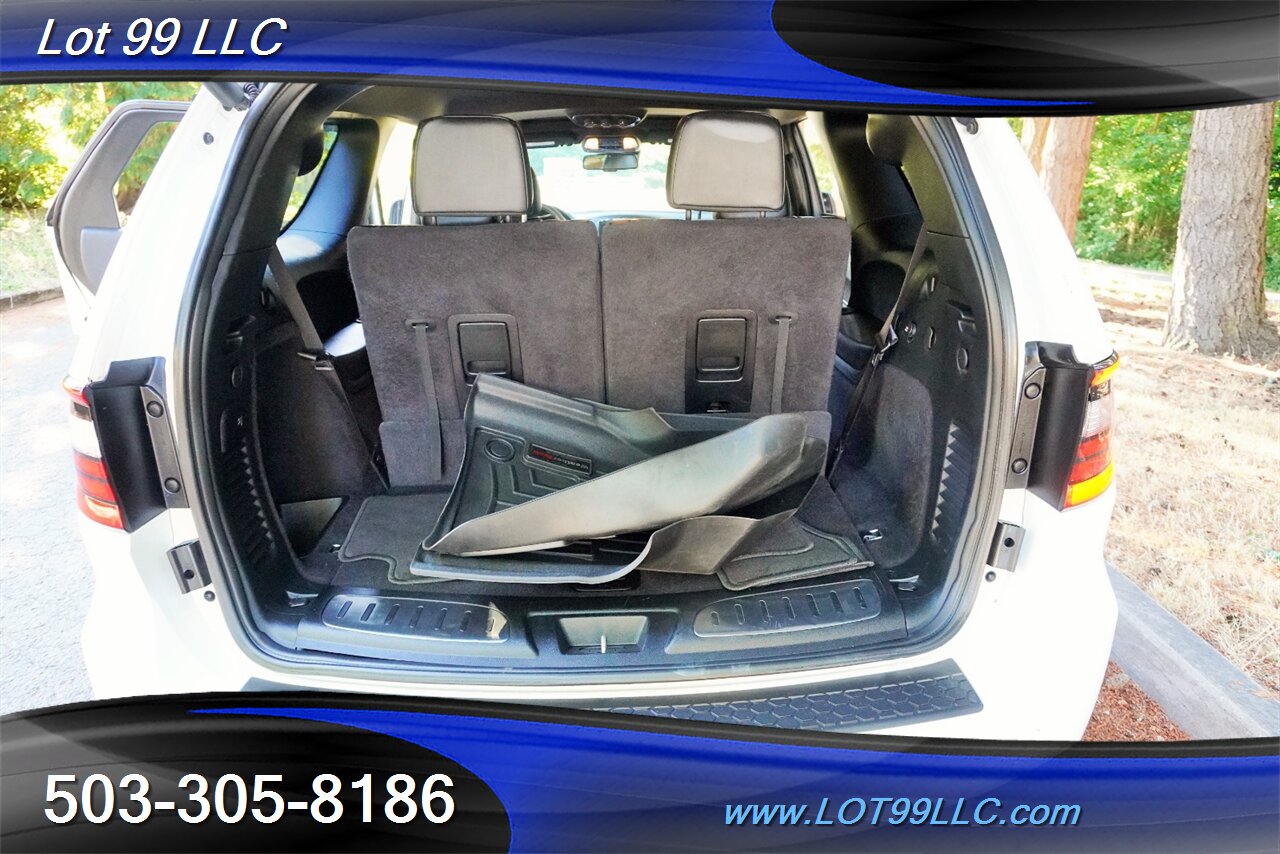 2016 Dodge Durango R/T 4X4 V8 HEMI Heated Leather Moon Roof 3 ROW Seating Rear AC Premium Wheels Newer Tires - Photo 17 - Milwaukie, OR 97267
