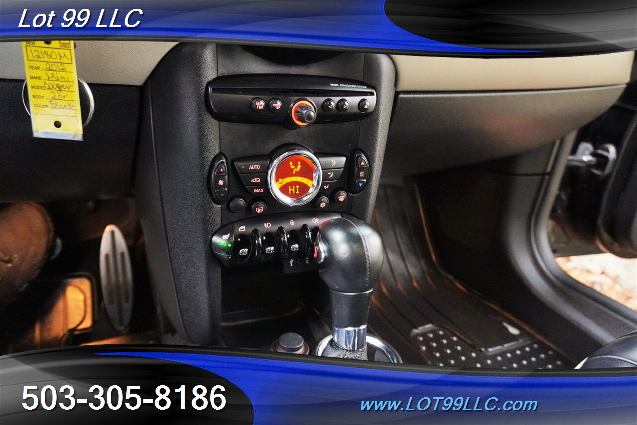 2012 MINI Cooper S Hard Top Only 58K heated Leather Pano Roof GPS - Photo 21 - Milwaukie, OR 97267