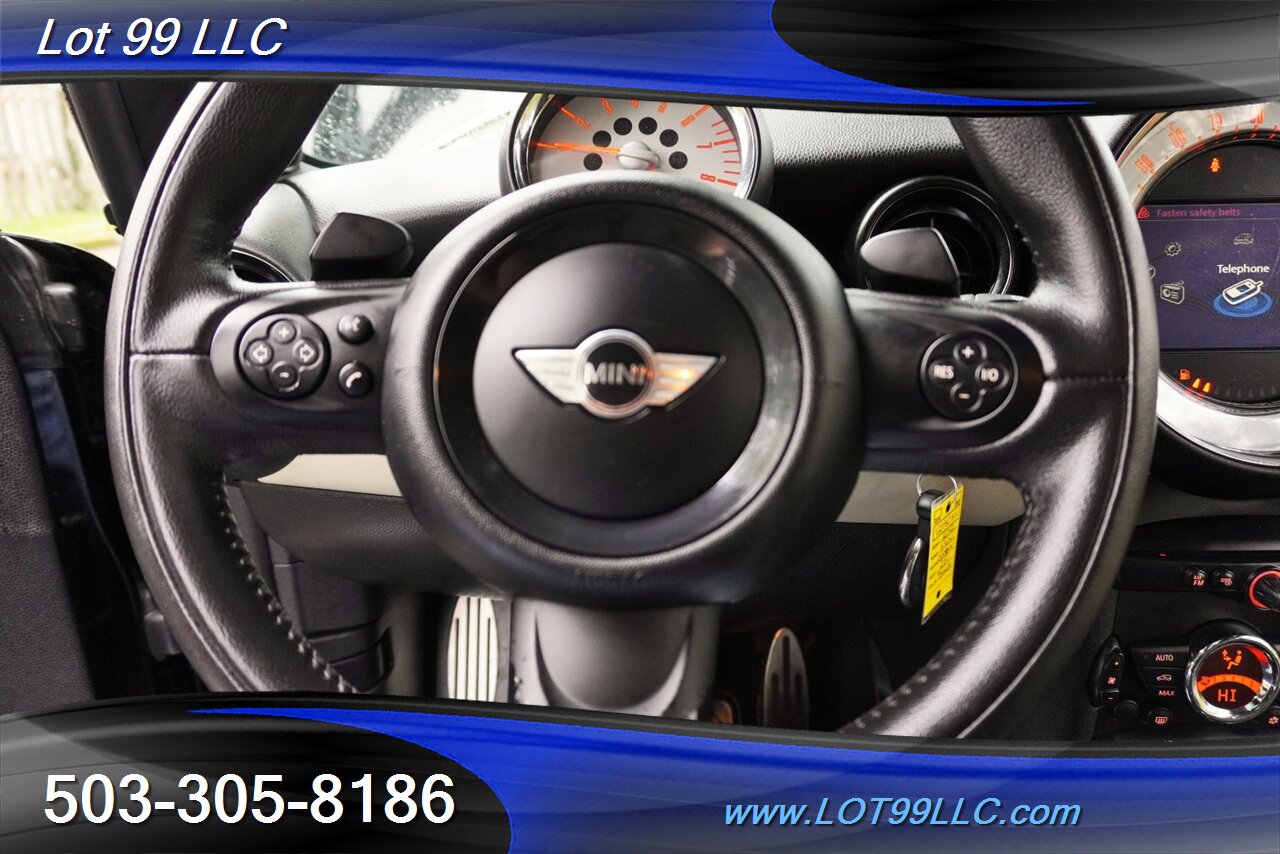 2012 MINI Cooper S Hard Top Only 58K heated Leather Pano Roof GPS - Photo 19 - Milwaukie, OR 97267