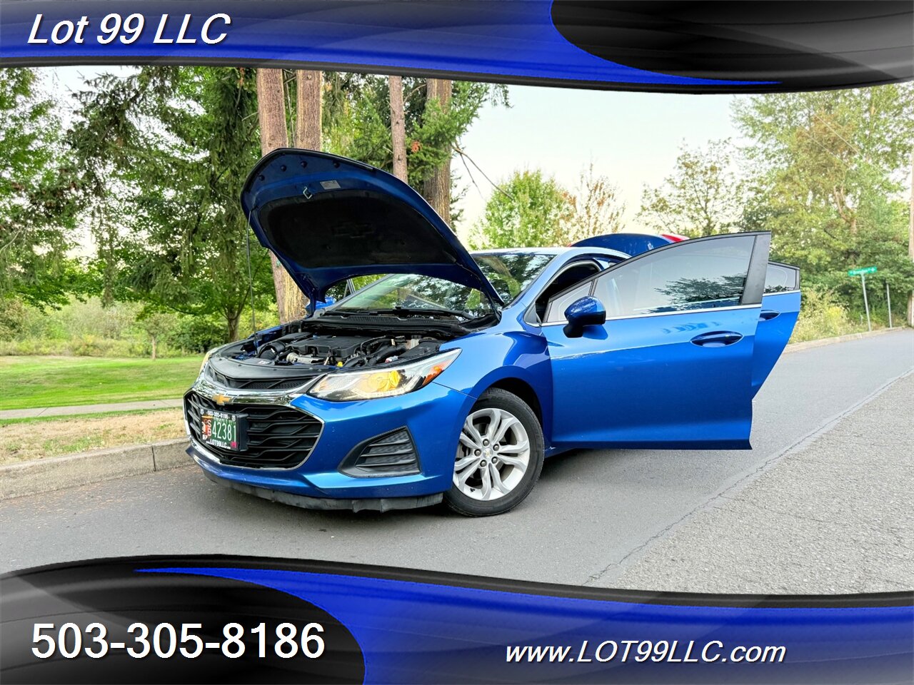 2019 Chevrolet Cruze LT Htd Leather Roof 1-Owner 38MPG  BOSE with Sub Super Clean Car with Service History - Photo 46 - Milwaukie, OR 97267