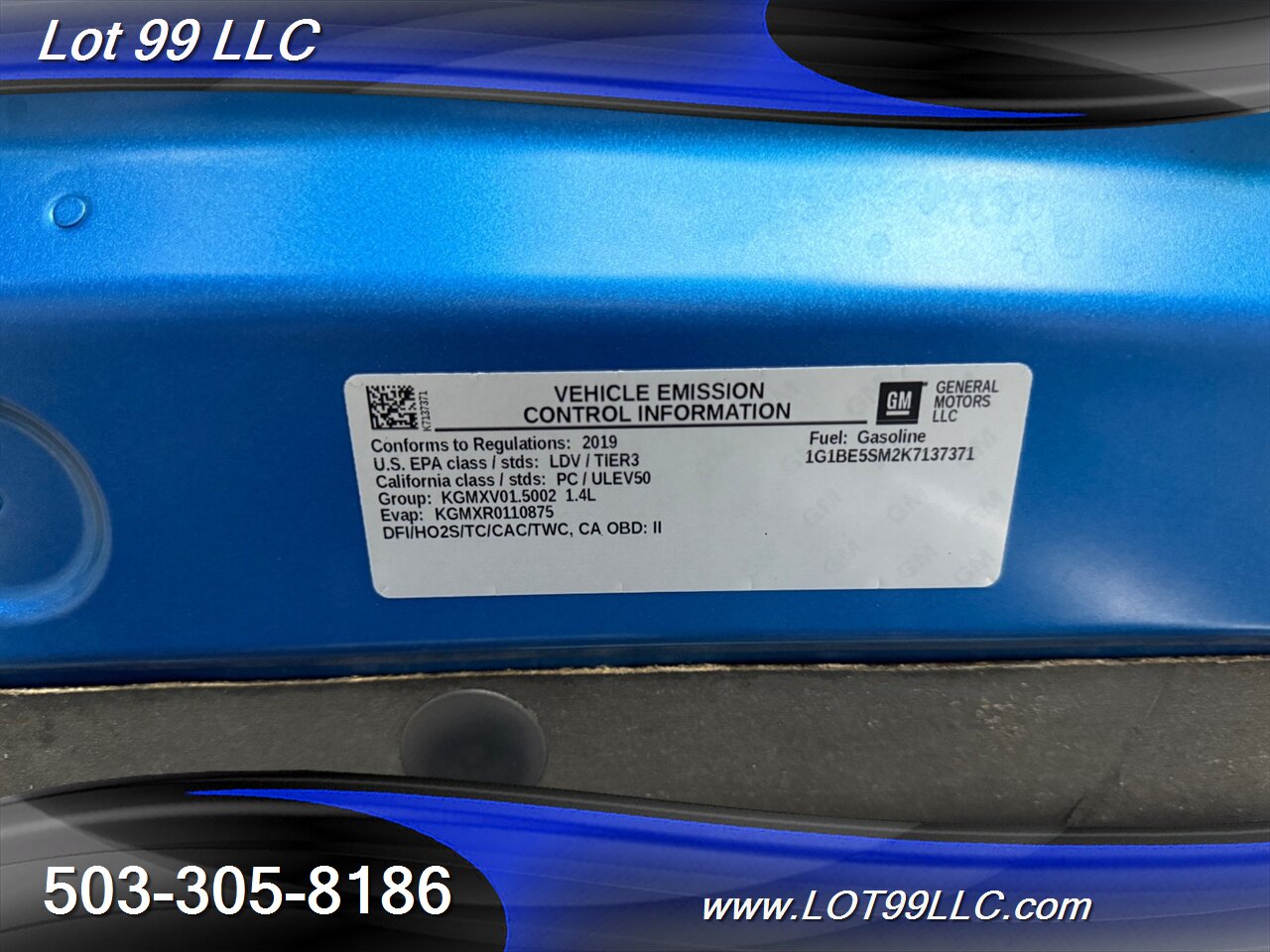 2019 Chevrolet Cruze LT Htd Leather Roof 1-Owner 38MPG  BOSE with Sub Super Clean Car with Service History - Photo 21 - Milwaukie, OR 97267