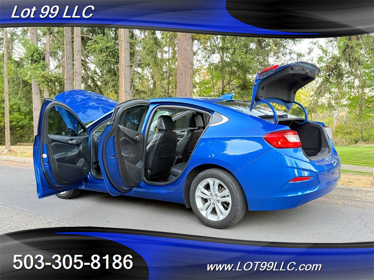2019 Chevrolet Cruze LT Htd Leather Roof 1-Owner 38MPG  BOSE with Sub Super Clean Car with Service History - Photo 59 - Milwaukie, OR 97267