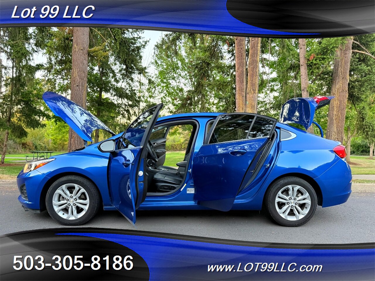2019 Chevrolet Cruze LT Htd Leather Roof 1-Owner 38MPG  BOSE with Sub Super Clean Car with Service History - Photo 19 - Milwaukie, OR 97267